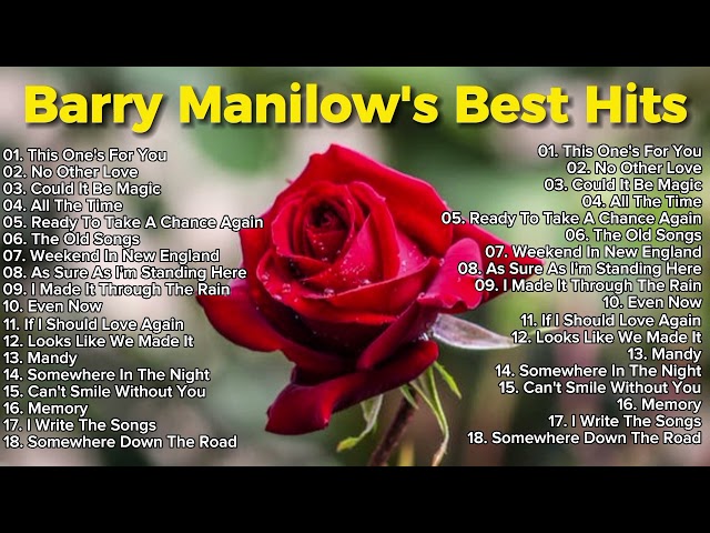 Barry Manilow's Greatest Hits | The Best Hits of Barry Manilow class=