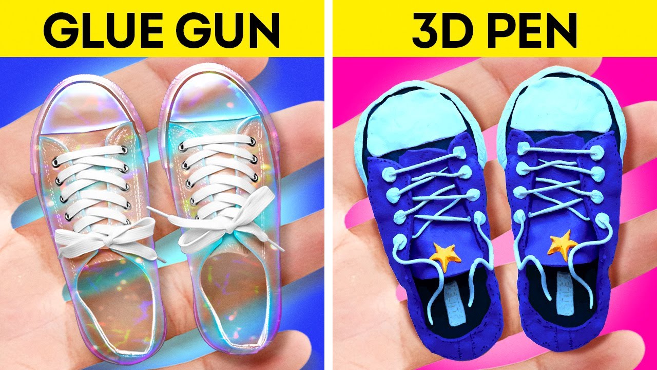 Brilliant DIY Ideas || HOT GLUE and 3D PEN CRAFTS - YouTube