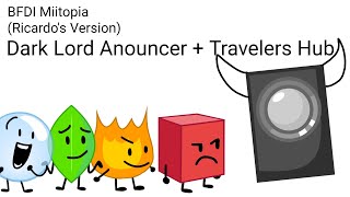 BFDI Miitopia (Ricardo's Version): Dark Lord Anouncer + Travelers Hub