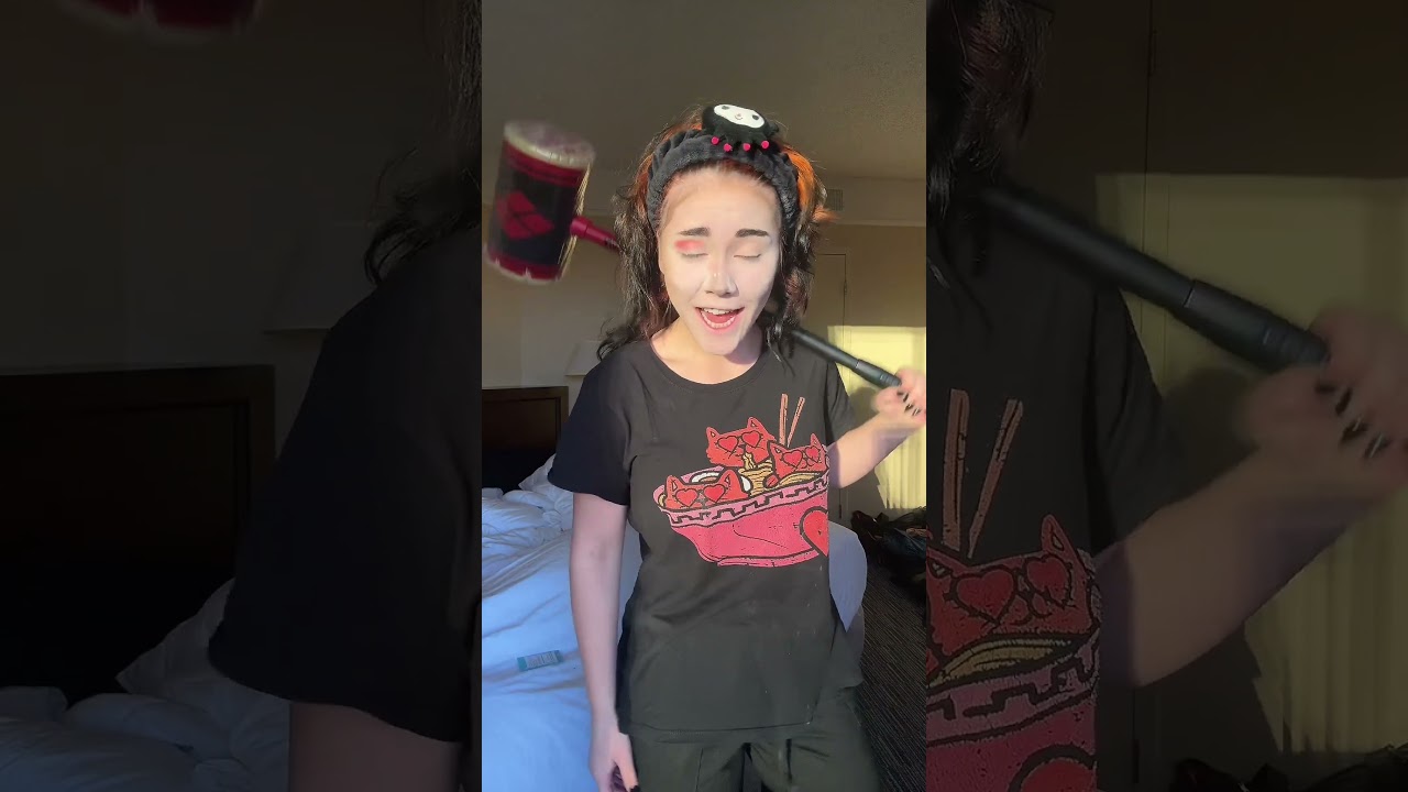 Harley Quinn Cosplay Transition🤡😈 