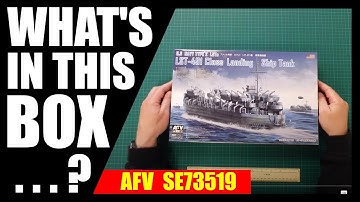 673 - AFV Club SE73519 LST-491 Class Landing Ship Tank in 1/350 Scale