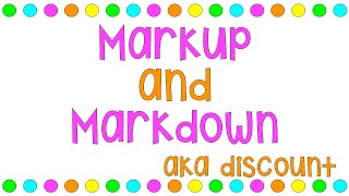 Markup and Markdown