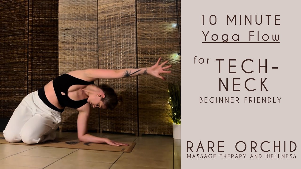 10 Minute Yoga Flow for Tech-Neck: Beginner Friendly - YouTube