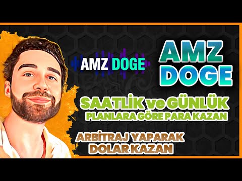 AMZ DOGE - ARBİTRAJ YAPARAK PARA KAZAN - 100 DOLARA 10 DOLAR BONUS - internetten para kazanmak 2023