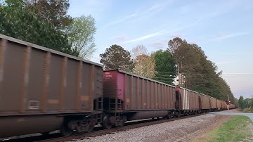 CSX Empty Coal Train U740-13 heads through Irmo, SC