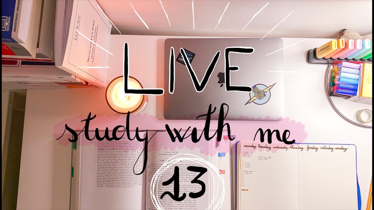 Live study with me n 13