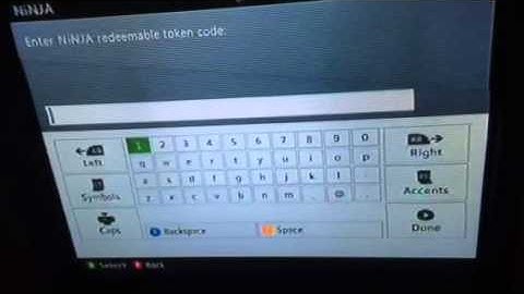 How to set up the XBL NINJA TOKEN SYSTEM