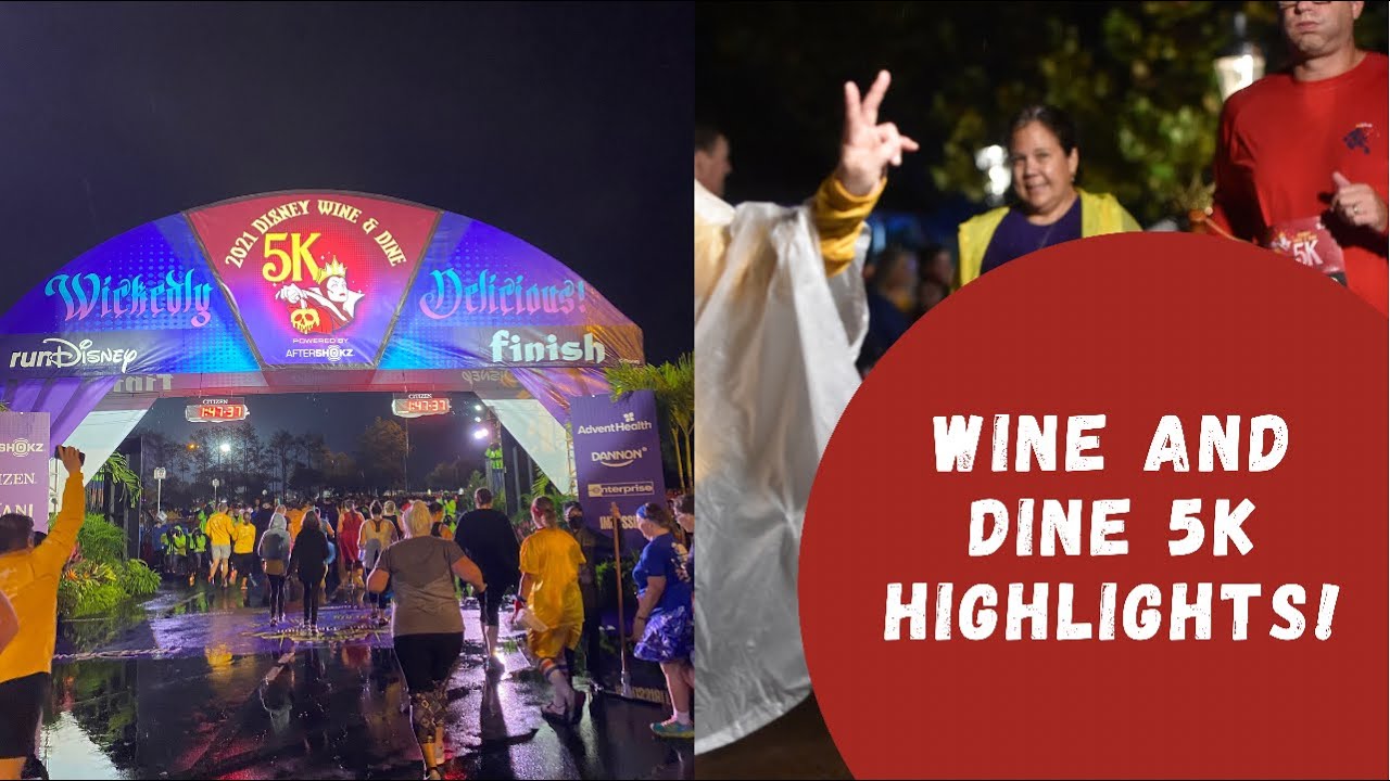 RunDisney Wine & Dine 2021 5K Race Highlights!