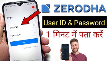 How to get Zerodha Login ID and Password | Zerodha Password Reset | Zerodha Forgot Password