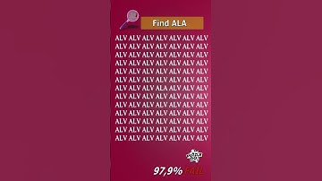 Find ALA where? | Brain Teaser IQ Test #shorts #different #puzzles #opticalillusion