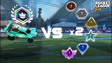 1 GRAND CHAMPION vs 2 of EACH RANK until he loses (sideswipe)