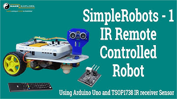SimpleRobots 1 - IR Remote Controlled Robotic Car