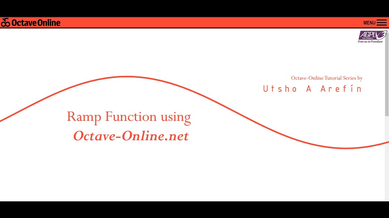 MATLAB code for Ramp Functions using in Bangla YouTube