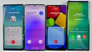 Incoming Call Samsung Galaxy Note 20 + Samsung Galaxy S20 Plus + Samsung Galaxy A32 + LG Wing
