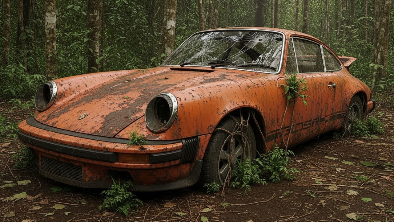 ASMR Full Restoration of Signal Orange Porsche 911 Carrera RS 2.7 (1973) | Abandoned to Factory New