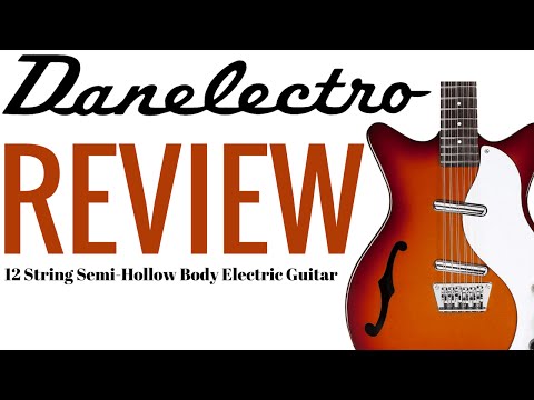 Danelectro 12 String Semi Hollow Electric Guitar ★ REVIEW ★ Cherry Sunburst