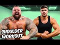 How Much Can TOMMY FURY LIFT?!?! (Shoulder Workout)