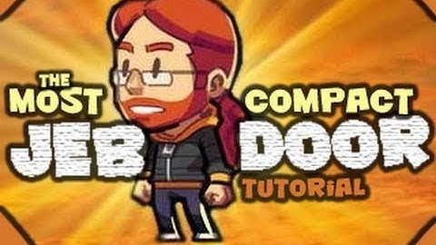 How to make a Jeb Door in Minecraft 1.8