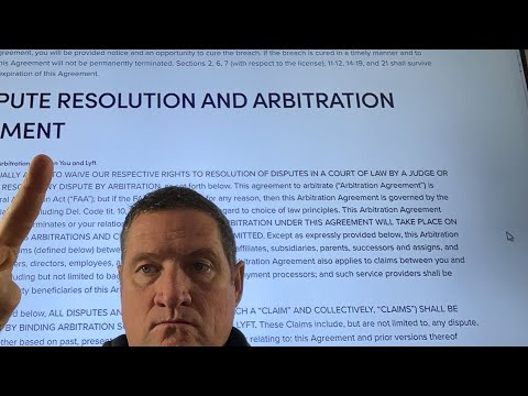 Lyft : How to OPT-OUT of the Arbitration Agreement. Read all PAGES !! Watch till end and share