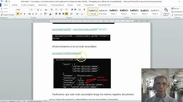 Actividad 2   Conceptos y comandos básicos de la replicación en bases de datos NoSQL