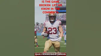 Christian McCaffrey Brakes down 7 defenders #MADDEN25 #NFL #CMC # 49ERS thumbnail