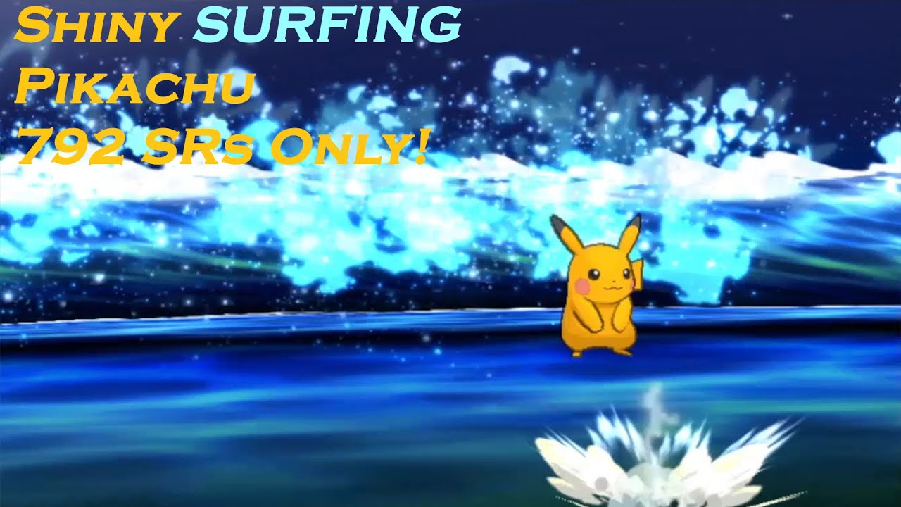 [Live??] Shiny Sufring Pikachu after 792 SRs in Pokemon Ultra Moon