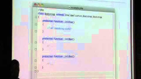 Zend Framework - All about Zend_Application