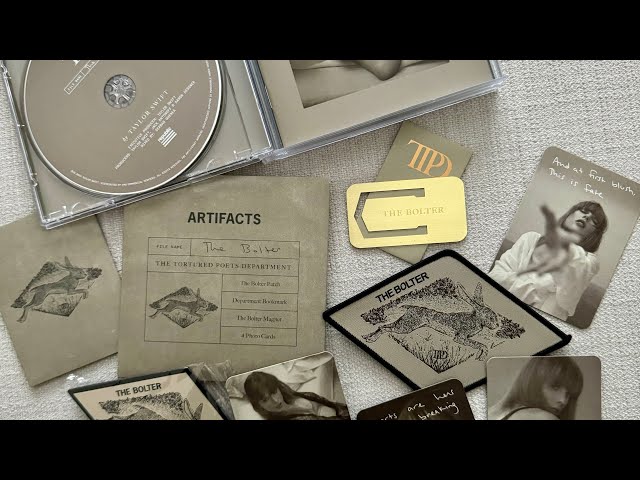 Unboxing Taylor Swift's THE TORTURED POETS DEPARTMENT “THE BOLTER