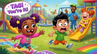 The Big Tag Game! | Playground Lessons for Preschoolers
