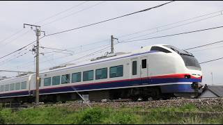 特急しらゆき3号新潟行き【4K】E653系H203編成信越本線下り53M