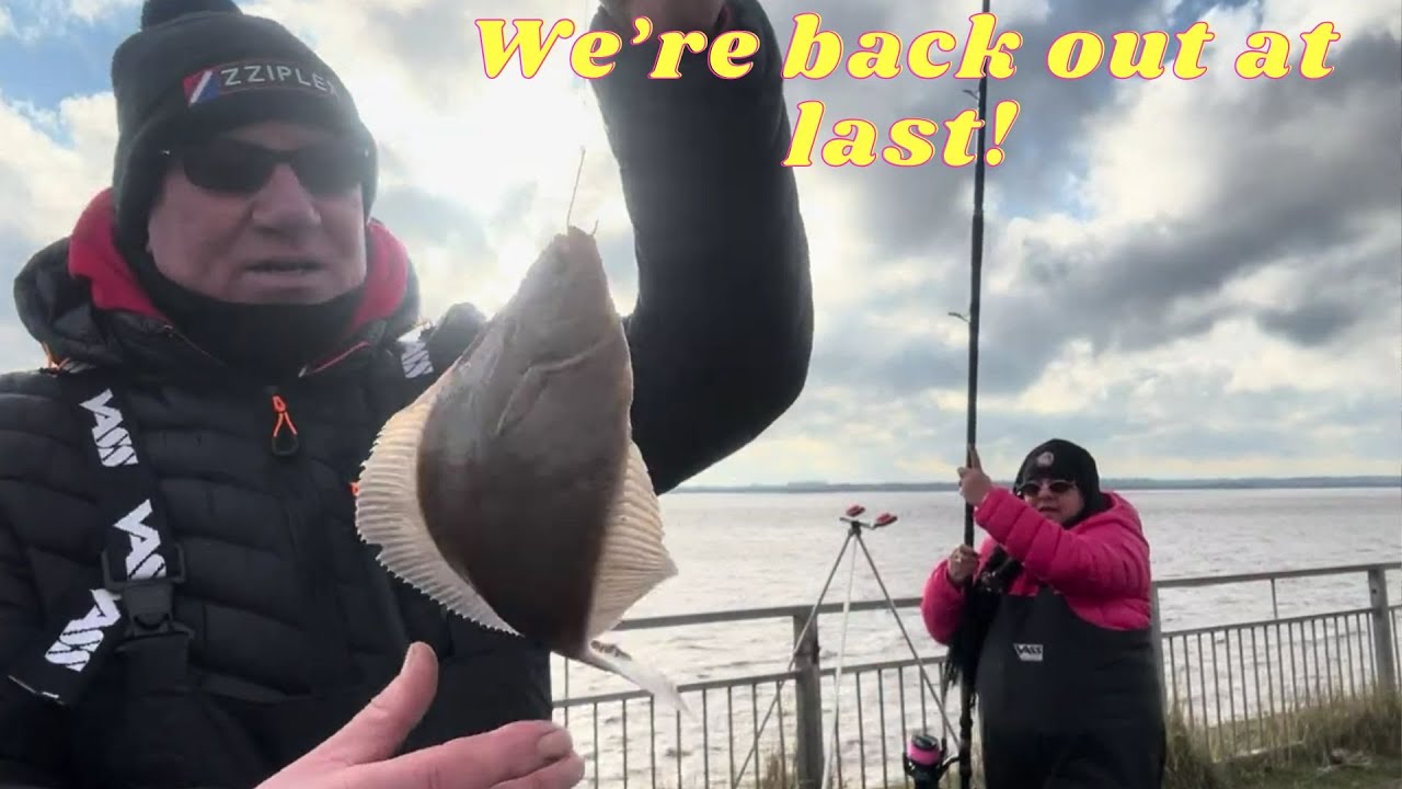 Sea Fishing UK.   Glenn & Liza. We're back out at last!