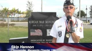Korean War Monument Dedication