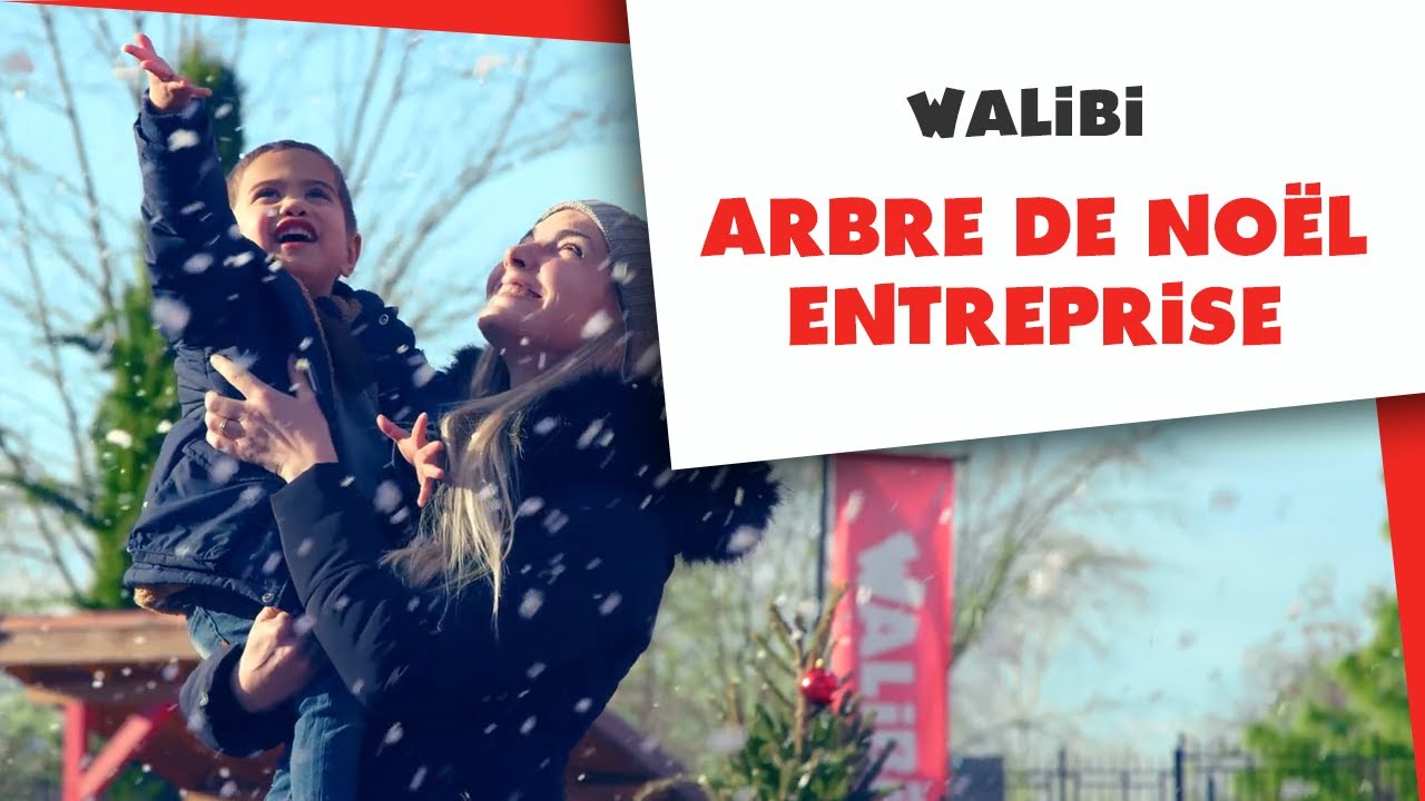Un Arbre de Noël entreprise vraiment WAAA !! | Le parc Walibi Rhône-Alpes
