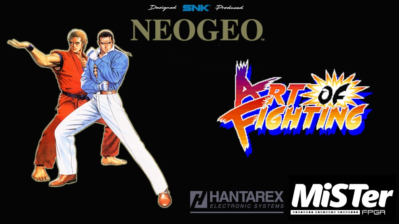 Mister Fpga avec Hantarex Mtc 9110 " Art of Fighting " Snk Neo Geo
