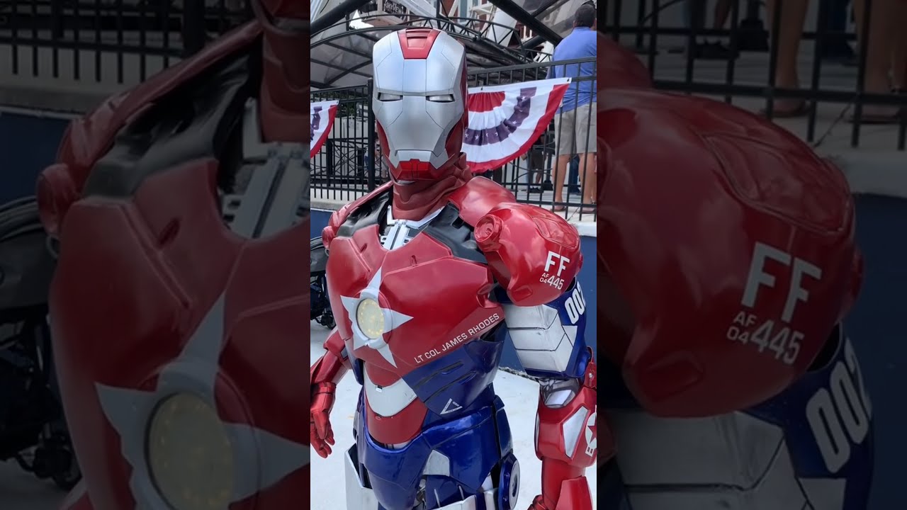Iron Patriot💙🌟❤️#ironman #ironpatriot #cosplay #costume #marvel #robertdowneyjr #rdj #events#fy#rock