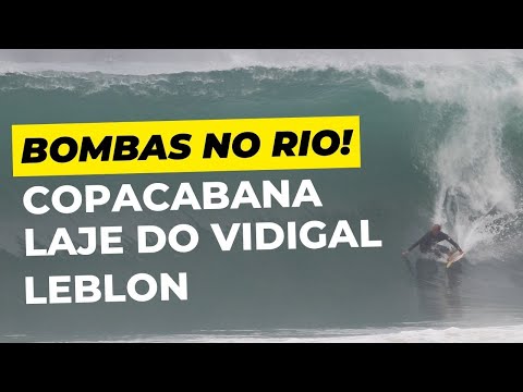 Bombas em Copacabana, Lebloln e Laje do Vidigal (Sheraton) -  Vlog SURFE TV 175 #Surfing