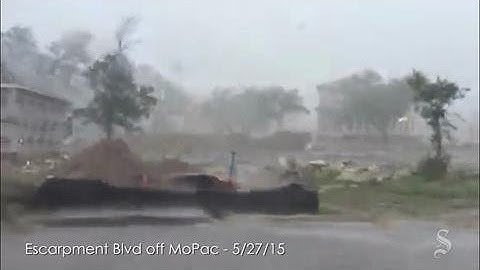 Hail, heavy rain pound South Austin