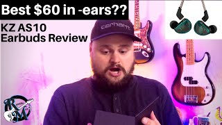 Best IEM earbuds for $60?? // KZ AS10 Earbuds Review