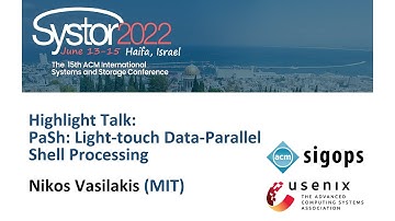 Highlight Talk: Nikos Vasilakis (MIT) - PaSh: Light-touch Data-Parallel Shell Processing