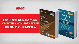 Taxmann's CA Intermediate ESSENTIALs Combo | Group 2 – Paper 6 | Nov. 2023 Exam