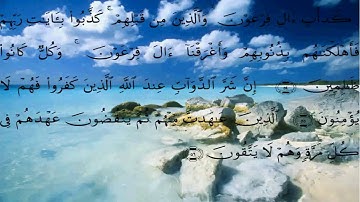 سورة الآنفال الايات 52 الى 60