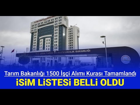 Tarım ve Orman Bakanlığı işçi alımı kura çekimi tamamlandı: İsim listesi açıklanıyor 2024