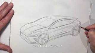 Car Design 101: Sketching a Hatchback