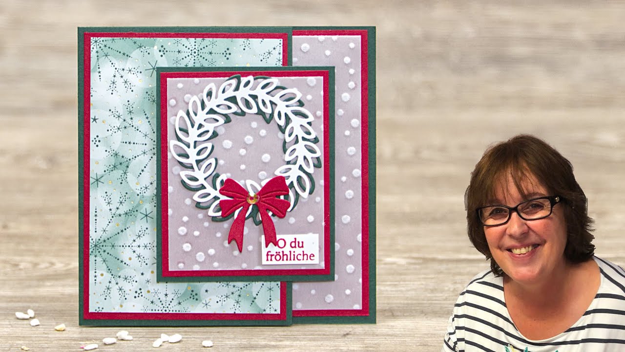 Xmas Fun Fold Card in klassischen Weihnachtsfarben・Besondere Kartenform・Stampin’ Up!