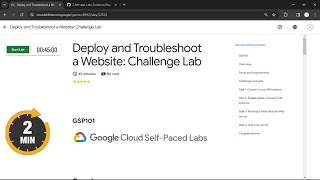 Deploy and Troubleshoot a Website: Challenge Lab | #qwiklabs | #GSP101