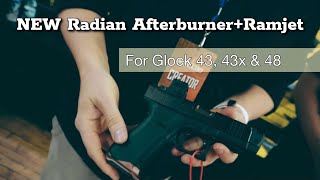 New for the Glock 43, 43x, and 48! Radian Weapons Afterburner + Ramjet at GunCon 25