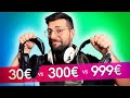 Auriculares de 30€ vs 300€ vs 1000€ ¿Se nota la DIFERENCIA?