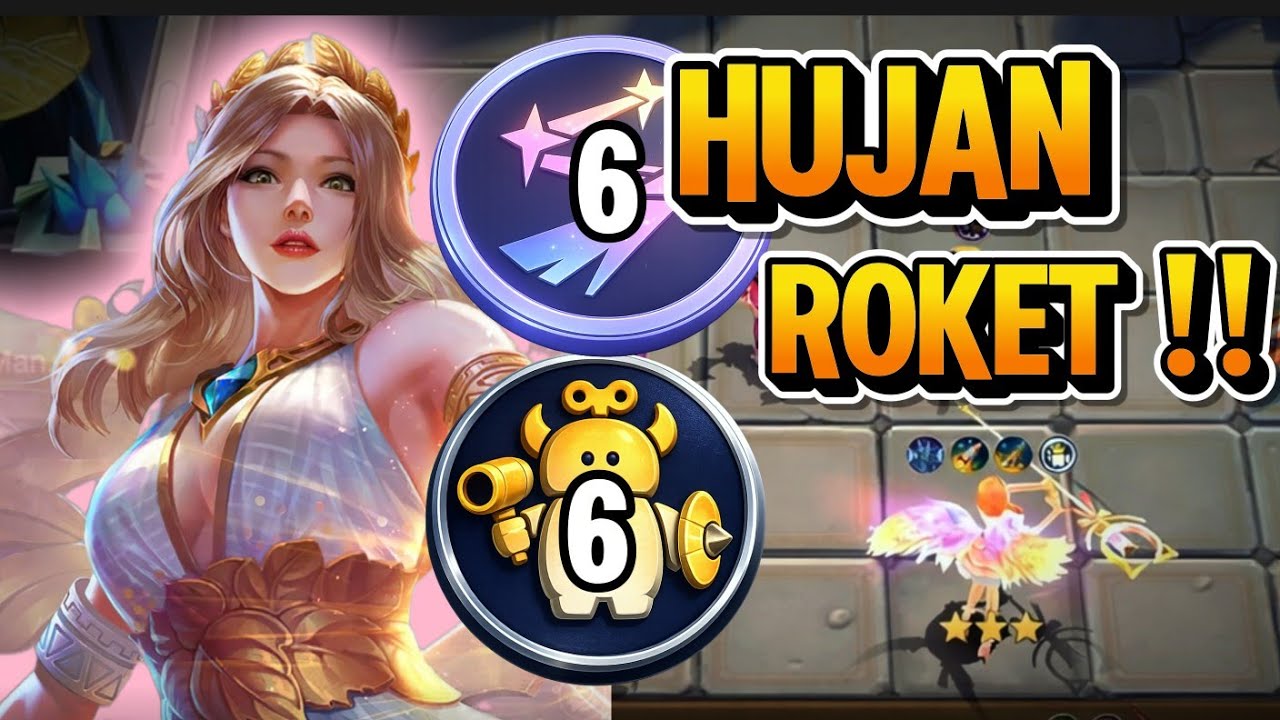 RAFAELA MODE NGAMUK ! HUJAN RUDAL 6 TOY ! MAGIC CHESS GO GO
