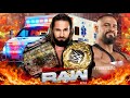 Seth Rollins vs. Bron Breakker Wwe Raw Netflix 15 Oct 2025 Ambulance - FULL MATCH