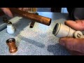 How to fit and remove plastic pipe fittings. For easy install of heating and other pipework.